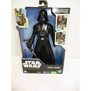 Star Wars DARTH VADER Action Figure Obi Wan Kenobi Galactic  SOUND & LIGHTS!